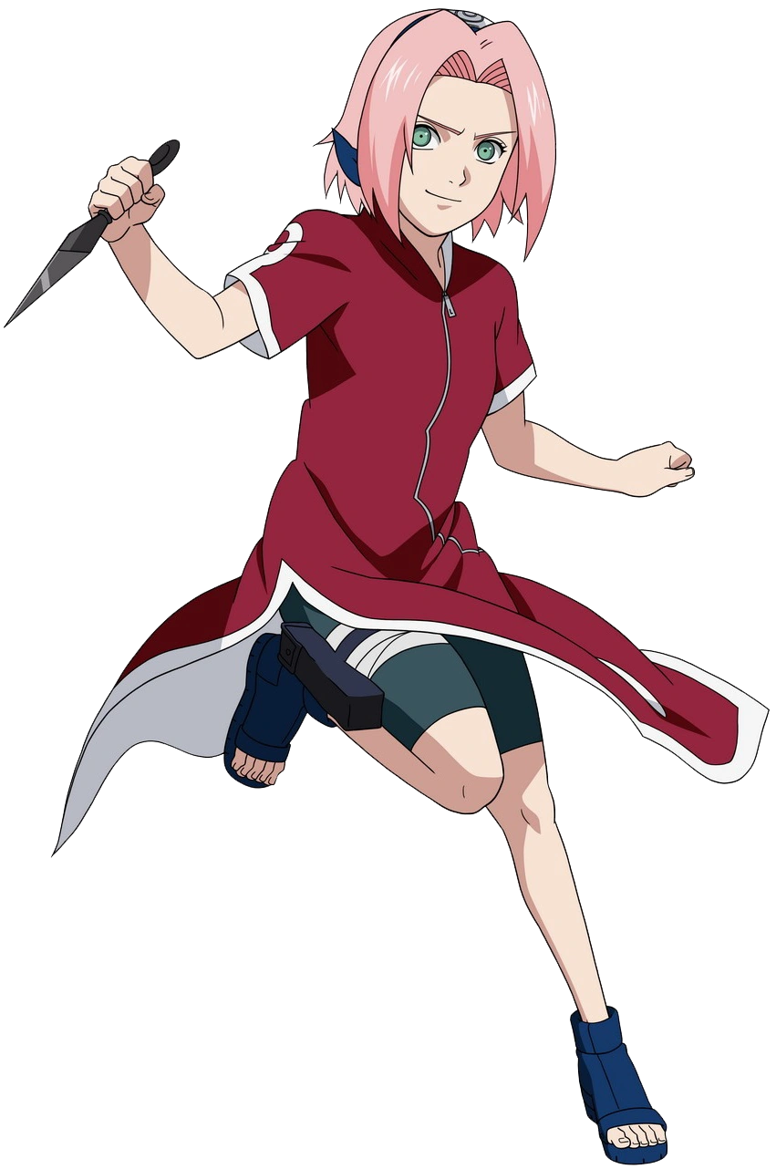 Naruto cover art featuring Sakura Himono