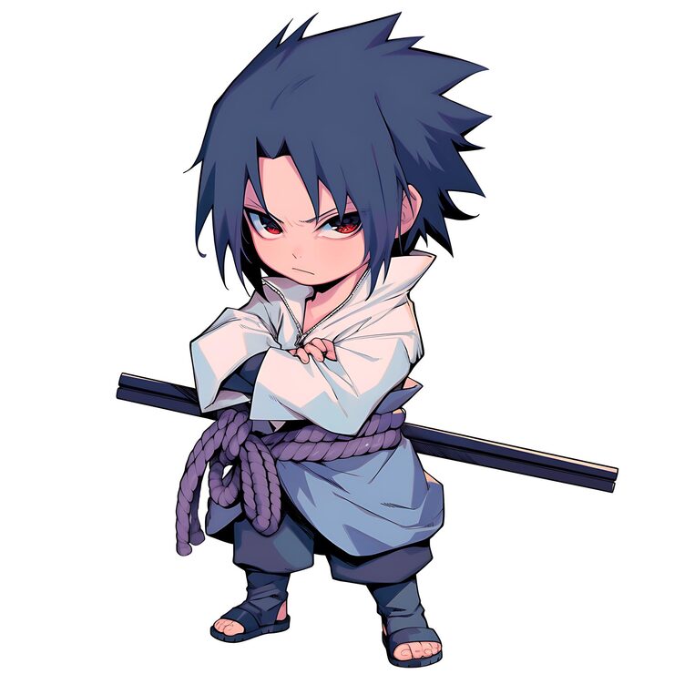 Naruto cover art featuring Sasuke Uchiha